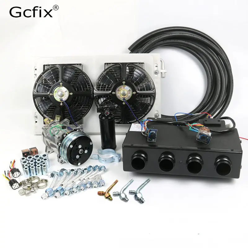 12V Universal Bus Truck Motorhome Retrofit Evaporator Assembly Air