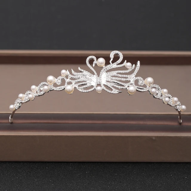 Wedding Crown Hair Jewelry Bridal Headpiece woman Baroque Rhinestones Crystal Tiaras Bride Party Crowns Wedding Hair Accessories Silver