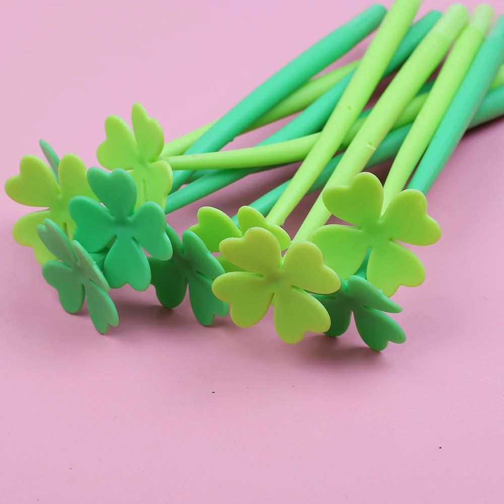 36Pcs Creative Cute Pens Funny Lucky Grass Kawaii Gel Pen Funny Writing Ink Pen Stationery Store Back to School Ballpoint Thing 2023 new earrings silicone mold diy making lucky grass beer earrings decorative tools uv epoxy resin mold jewelry crafts