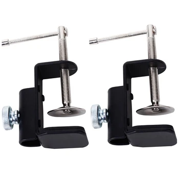 

Cantilever Bracket Clamp Holder Metal Desk Lamp Clip Fittings Base Hose with 12MM Hole Diameter and Non-Slip Mat for Mic Stand