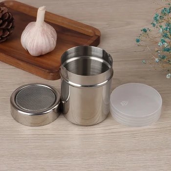

Chocolate Shaker Stainless Steel Cocoa Flour Icing Sugar Powder Coffee Sifter Strainer Cooking Tools Coffee Kitchen Accessories
