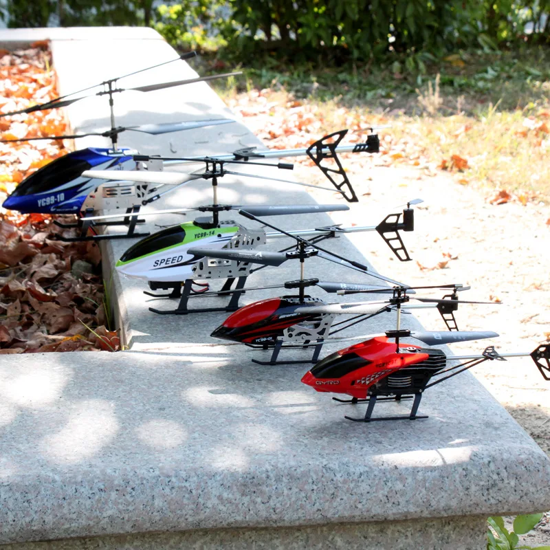 

3.5-Way Remote Control Aircraft Unmanned Aerial Vehicle CHILDREN'S Toy Model Drop-resistant Charging Helicopter Airplane Gift