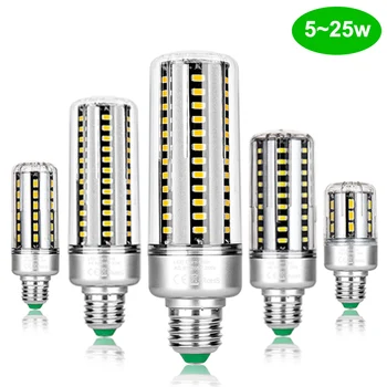 

E27/E14 LED Bulb Corn Lamp 85-265V Light Bulb 5736 White light/Warm White Light 5W/7W/9W/12W/15W/20W/25W