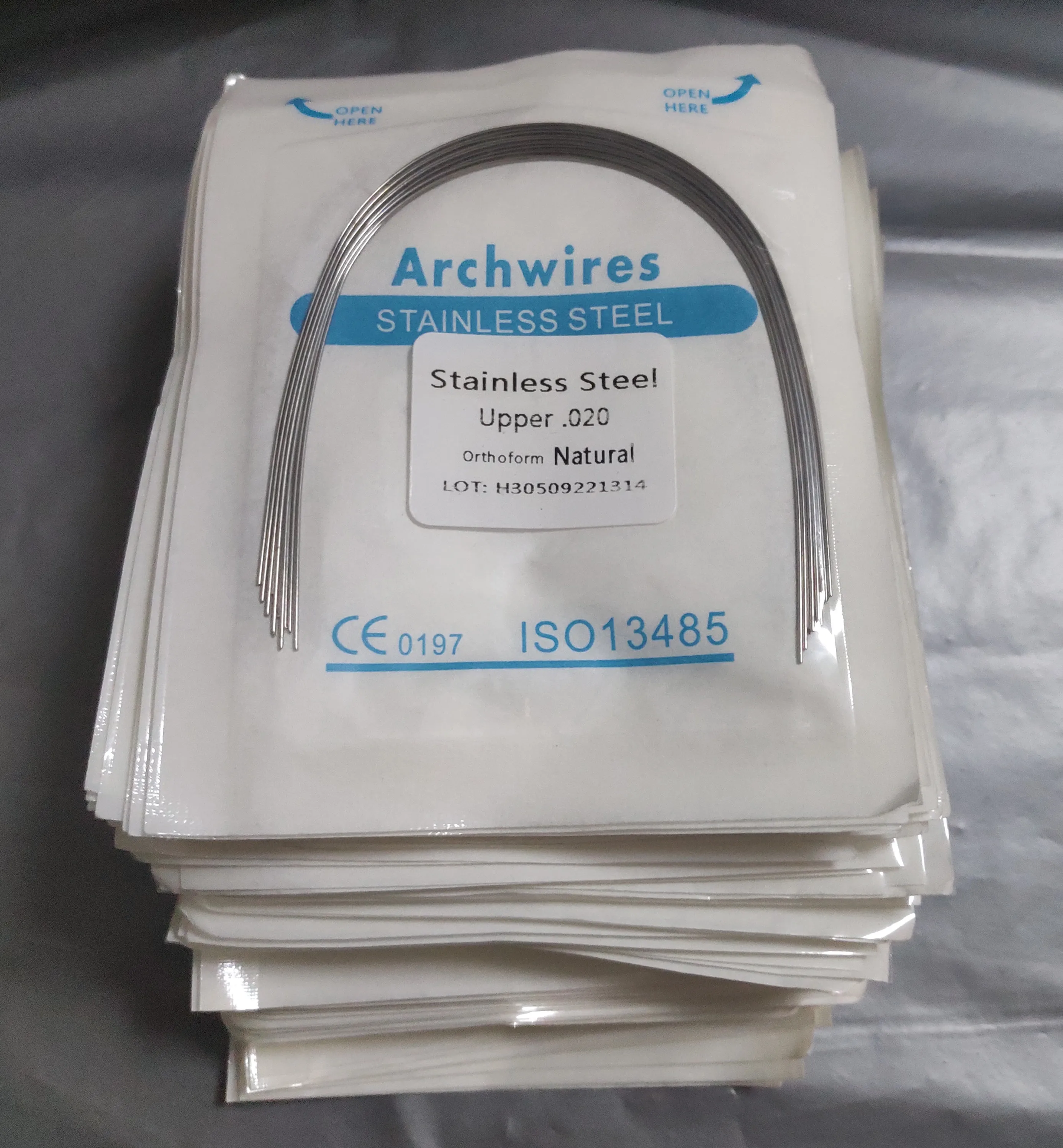 

200 Packs Stainless Steel Round Arch Wire Nature Natural Form Dental Orthodontics Bows