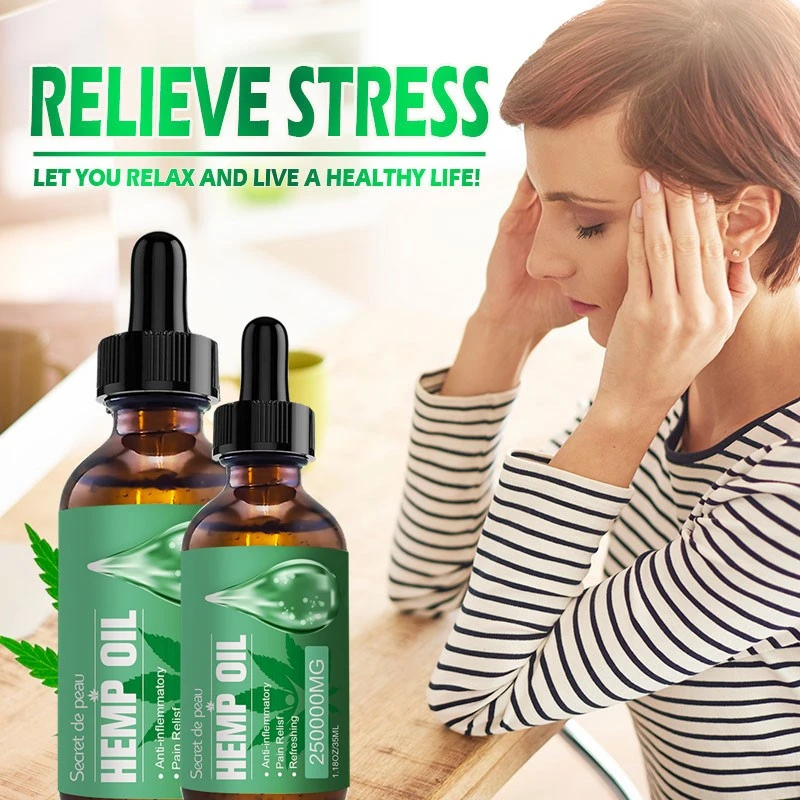 Skin-Care-Oil Hemp-Oil Essential 250000MG Natural Analgesic Pure Nourish Sleep-Aid Moisturizing
