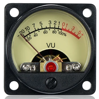 

High-Precision Panel Vu Meter Power Amplifiers Audio Db Level Header Backlight