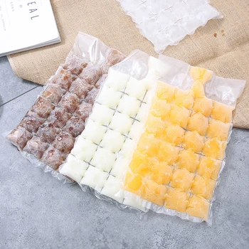 

10 Pcs Disposable Ice Cube Tray Mold Water Injection Cocktail Makes Ice Bag Juice Drink Supplementary Food Tools