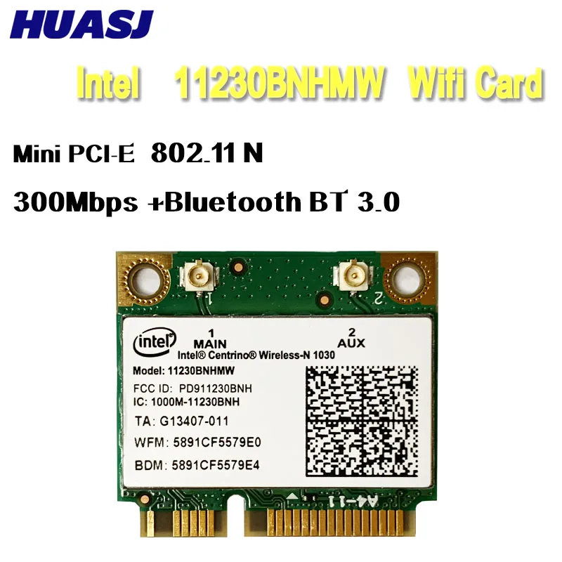 Intel-Centrino-kablosuz-n-1030-de-11230BNHMW-WiFi-300M-Bluetooth-BT-3-0 ...