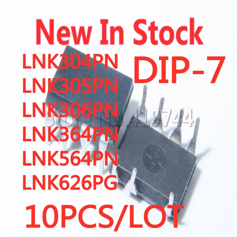 10-Piece LNK626PG Chip Set - DIP-7 Package For Industrial Projects