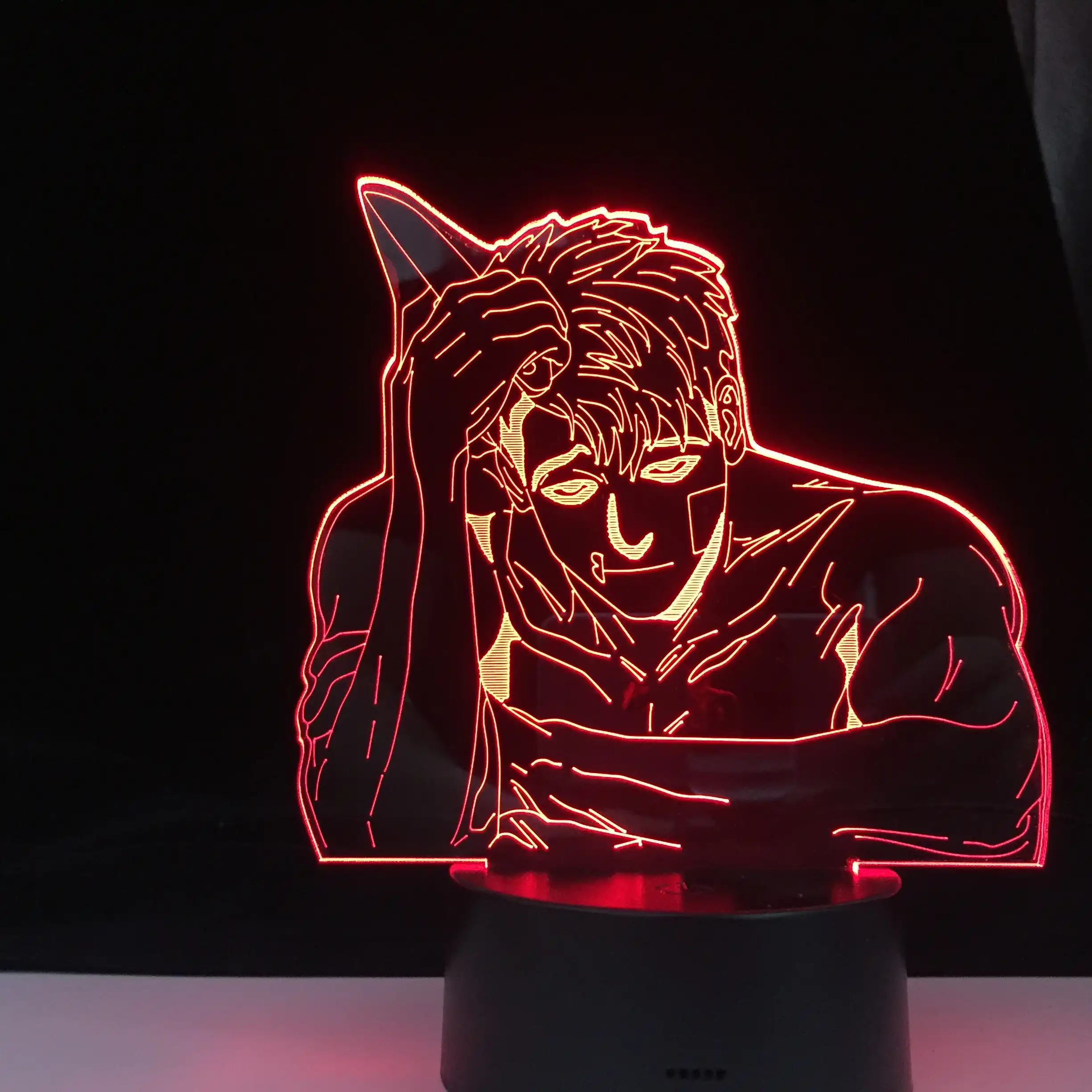 sangwoo anime lampara matar a acechando manga led luz de la noche para el dormitorio de 3d de decoracion de la lampara de luz de fans infantiles