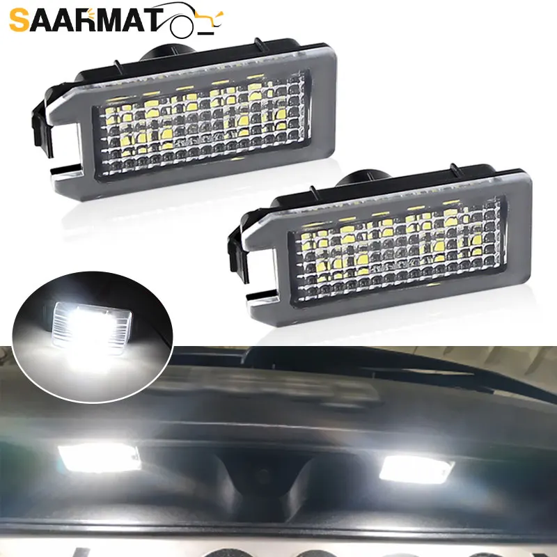 2 шт. светодиодный номерной знак светильник Jeep Grand Cherokee Compass Patriot для Maserati Levante Fiat 500