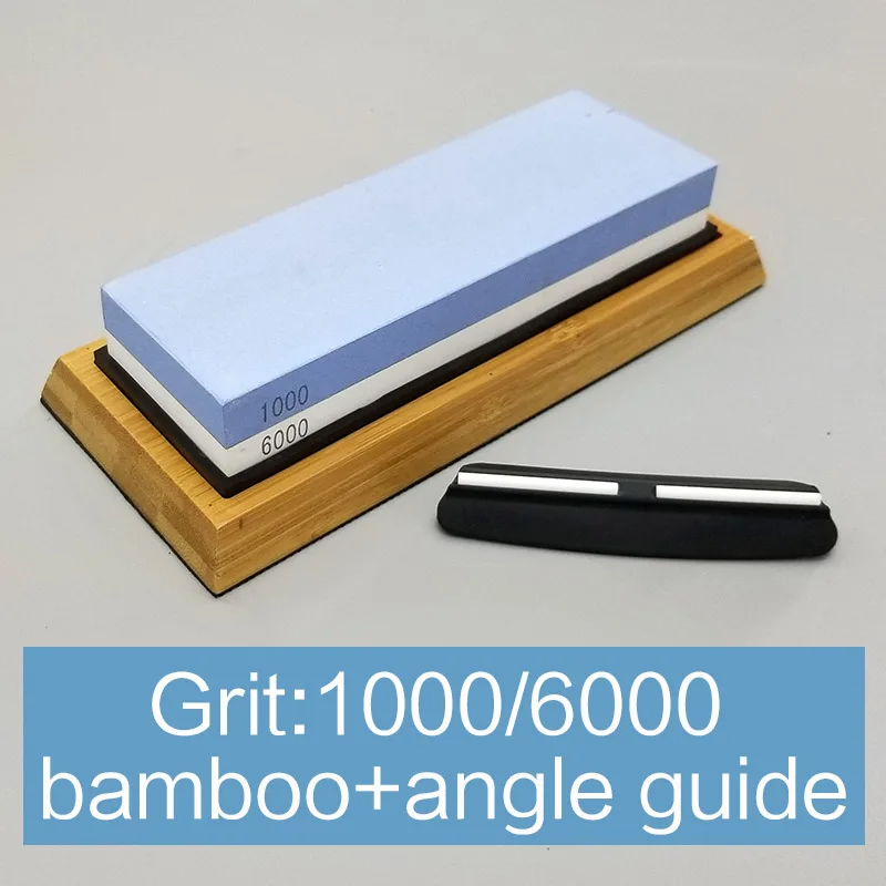 3-piece set1000 6000 Двухсторонняя 240 600 1000 3000 5000 8000 зернистость профессиональная точилка для ножей точильный камень шлифовальный камень с нескользящей основой - Цвет: 3-piece set1000 6000