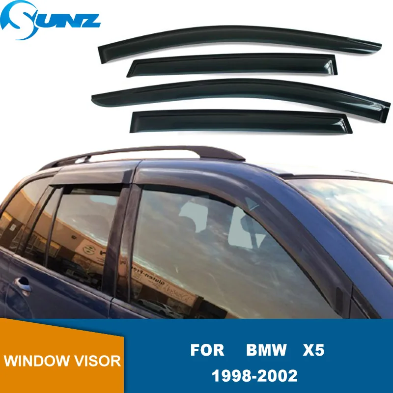 Оконный козырек подходит для BMW X5 1998 1999 2000 2001 2002 всепогодный щит боковые дверные