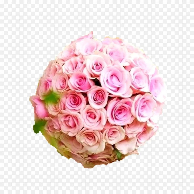 婚纱花束玫瑰花图案 粉红色玫瑰球png图片素材免费下载 图片编号 Png素材网