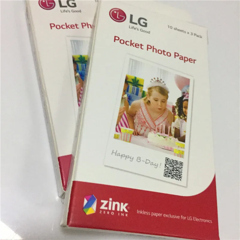 Специальная распродажа 60 листов (2 коробки) фотографический Zink PS2203 умный