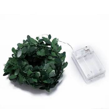 

Artificial Plants Garland Light Green Leaf Ivy Vine Fairy String Lights DIY Hanging Fake Leaves Lamp Hanging Lighting