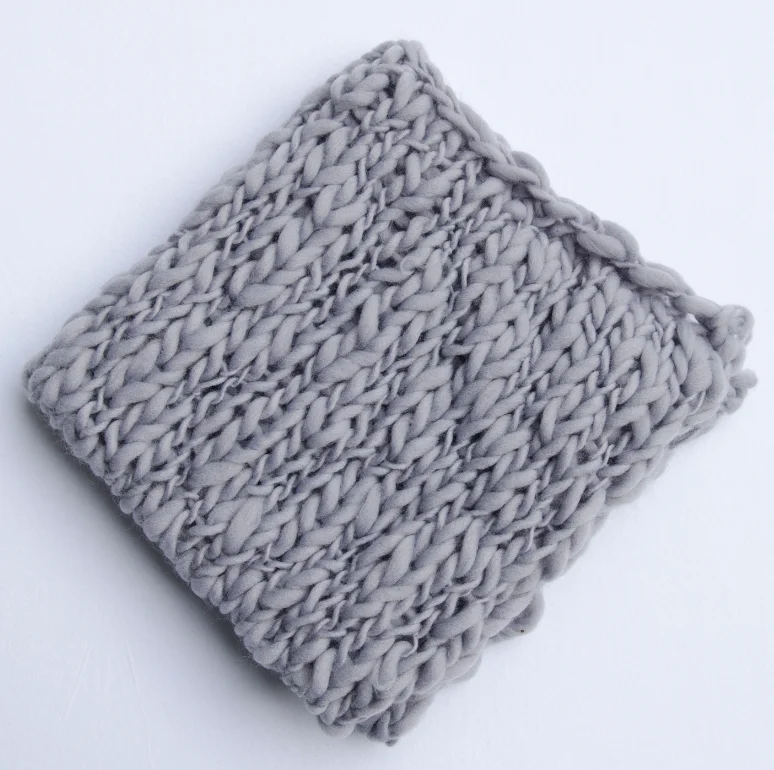 Newborn Baby Photography Prop Blanket and Basket Accessories Set