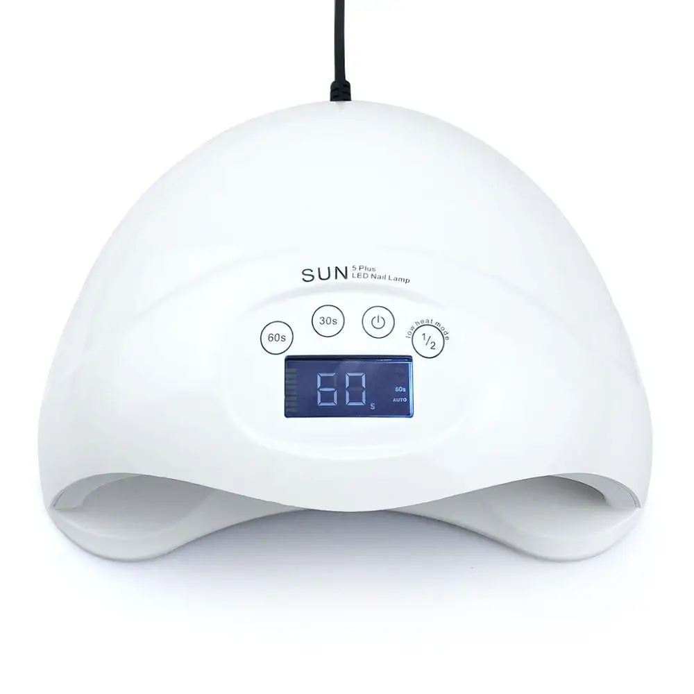 Tanie 2018 SUN5 plus suszarka do paznokci 48W podwójna uv lampa LED do paznokci do paznokci suszarka do żelu polski światło utwardzające z czujnik na podczerwień