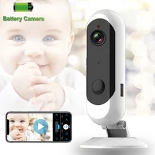 Беспроводная батарея Детский Монитор низкая мощность выносливость WiFi камера 1080P двухстороннее аудио ночное видение портативный детский монитор для сна