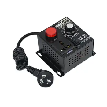 

EU Plug SCR Electronic Voltage Regulator AC220V 4000W Temperature Motor Dimmer