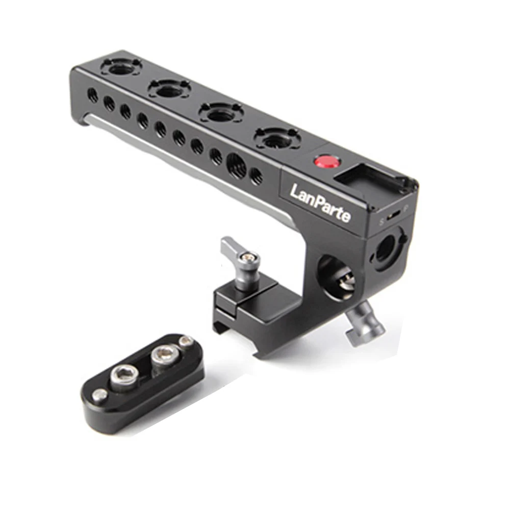 Lanparte Top Handle Rec Control Con Nato Rail Lock Per Z Cam E2 Sony A6300 A7 Multi Lanc Panasonic S1 Gh5