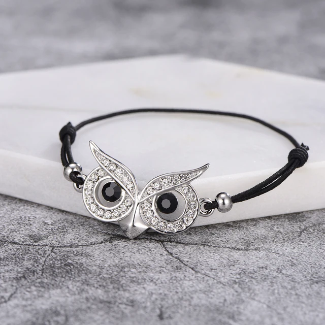 Women Vintage Owl Bracelet | Bracelet Owl Pendant | Fashion Owl Eye Bracelet  - Pendant - Aliexpress