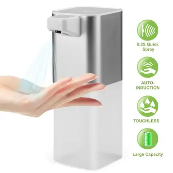 

YAFEELR Automatic Hand Sanitizer Dispenser Alcohol Dispenser，14oz Touchless Liquid Alcohol Spray Bottles Soap Dispenser for Home