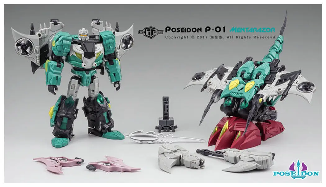 Новая трансформация TFC Poseidon P-01 ментаразор фигурка игрушка повторная печать