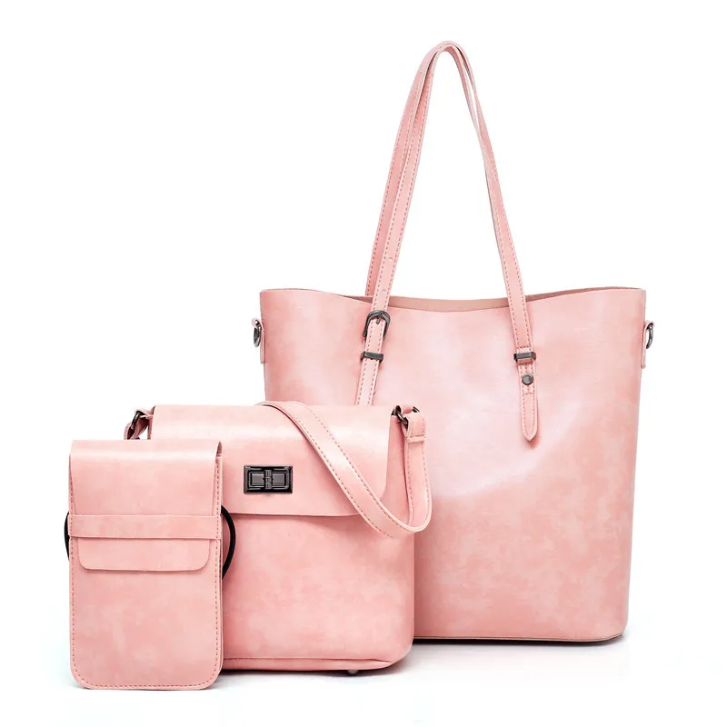 

2018 New Style Korean-style Casual WOMEN'S Bag Korean-style PU Leather Versatile Shoulder Large Fashion Picture WOMEN'S Bag