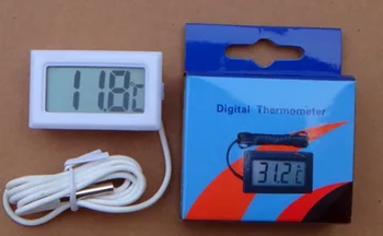 

DHL 100pcs 1/2/3m Mini Digital LCD Indoor Convenient Temperature Sensor Humidity Meter Thermometer Hygrometer Gauge