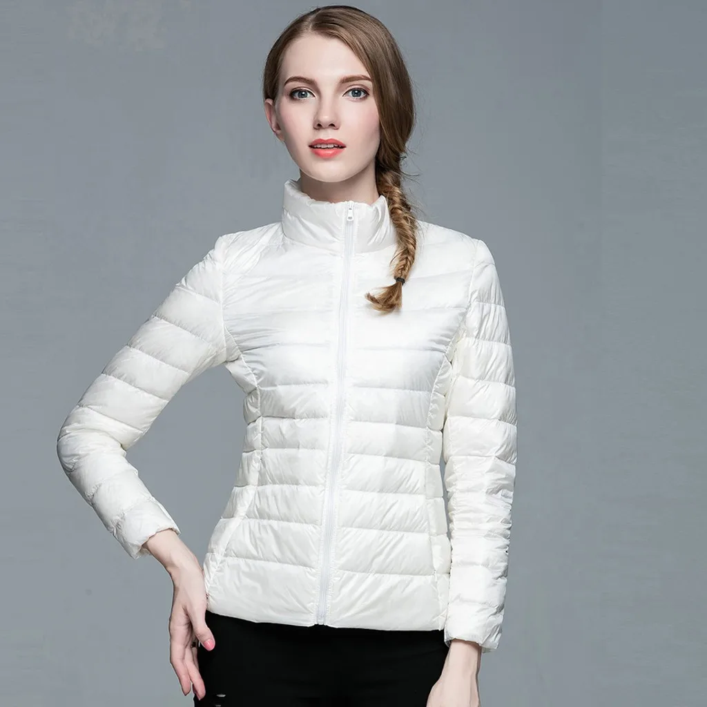 Зимняя куртка для женщин s Parkas утепленная верхняя одежда однотонные пальто с капюшоном короткие женские тонкие хлопковые стеганые базовые Топы# J30