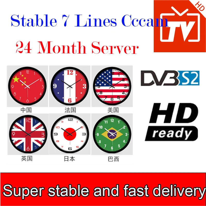 

2Year Europe Cccam cline For Europe Cccam Server Spain Portugal Poland Germany Cccam Cline Oscam cline For Satellite Receiver