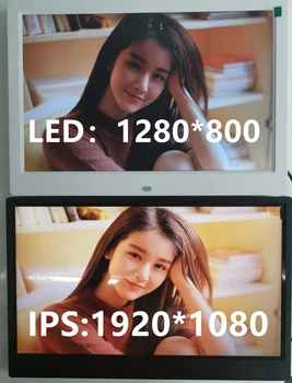 15/13 Inch LED Backlight HD1280*800/IPS1920*1080 Full Function Digital Photo Frame Electronic Album digitale Picture Music Video 2