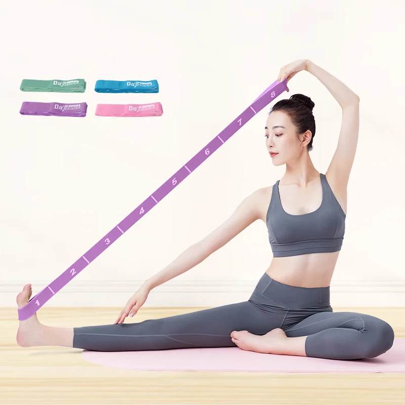 Girls Adults Latin Resistance Bands Ballet Pull Up Elastic Bands Belt Fitness Arms Legs Exercise Belts latin dance belt