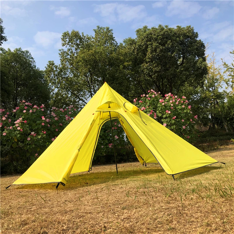 Mountaincattle Factory New Yellow Color Stove Chimney Pyramid