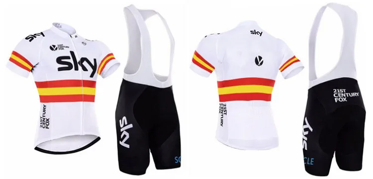 New Style SKY Jersey Short Sleeved Suit Strap Own Mountain Bike Highway Service Hot Selling