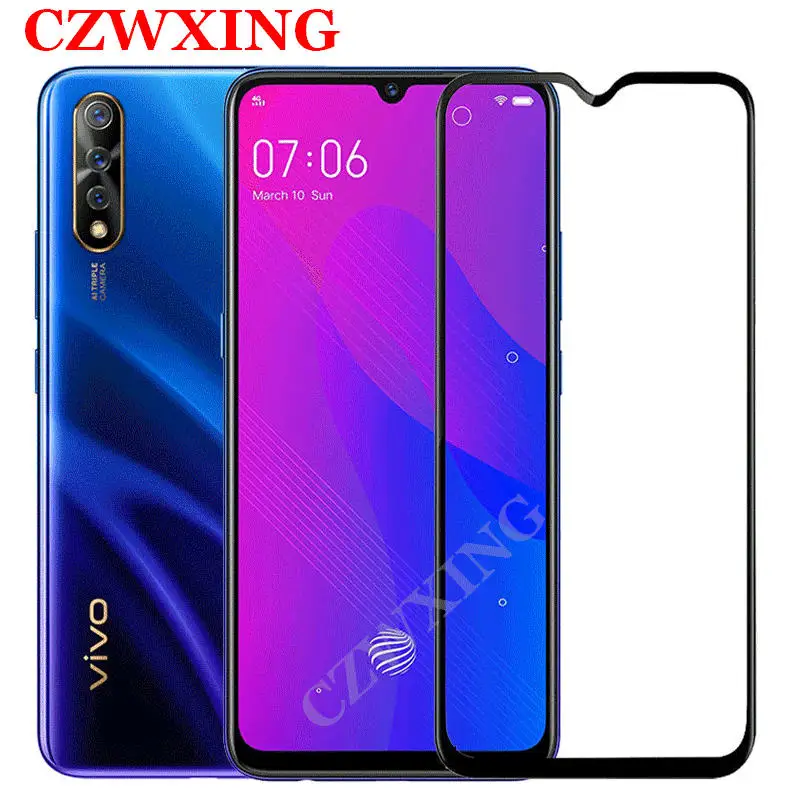 Закаленное стекло для VIVO S1 Защитная пленка экрана VIVOS1 vсправа стеклянная с полным