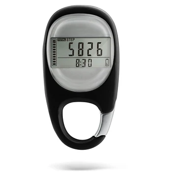 

Mini Pedometer Fitness 3D Accurate Calorie Portable Step Counting Silent Multi-function Exercise Walking Distance Induction