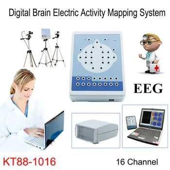 

KT88-1016 16 Channel EEG Machine Digital Brain Electric Activity Mapping Systems PC Auto-Analysis Brain Mapping Scanner
