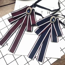 Качественная лента с бантом на шее, Женская Свадебная вечеринка, платье, рубашка, блузка, галстуки, шелковый галстук-бабочка, Лучший жених, верхняя одежда с воротником, аксессуары