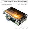 4-дюймовый 3,5 дюймовый сенсорный экран Raspberry Pi 4 800x480 IPS Регулируемый ЖК-дисплей с подсветкой с аудио для Raspberry Pi 4B/3B +/3B PC ► Фото 1/6
