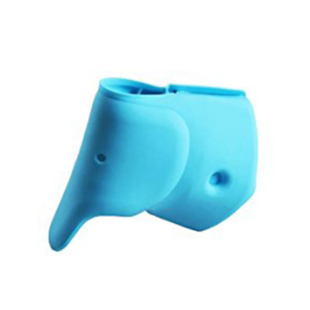 Blue 1 pcs Крышка крана для ванны для детей, слив ванны, чехлы для ванны, смеситель для ванной, протектор JS21 - Цвет: Blue 1 pcs