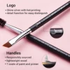 Jessup Eyebrow Makeup Brush Dual-head Eyebrow Eyelash Brushes Eye Make Up Cosmetics Beauty Tools Synthetic Hair Wood Handle 3