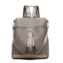 Оксфордский тканевый наплечный рюкзак для женщин двойного назначения, стиль, многофункциональный рюкзак, повседневный большой объем, школьный рюкзак