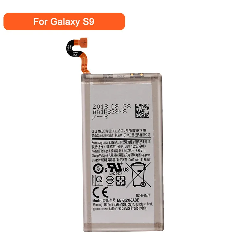 Для Samsung Galaxy S8 S10 плюс S8Plus S9 Note 8 G950 G955 G960 G975 SM-N950F Замена Батарея Мобильная батарея для телефона инструменты - Цвет: For Samsung S9