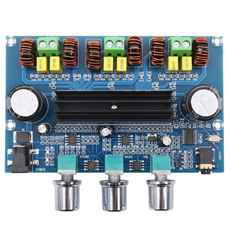 XH-A305 Bluetooth 5 0 плата цифрового усилителя мощности TPA3116D2 50Wx2 + 100 Вт 2 1 каналов o
