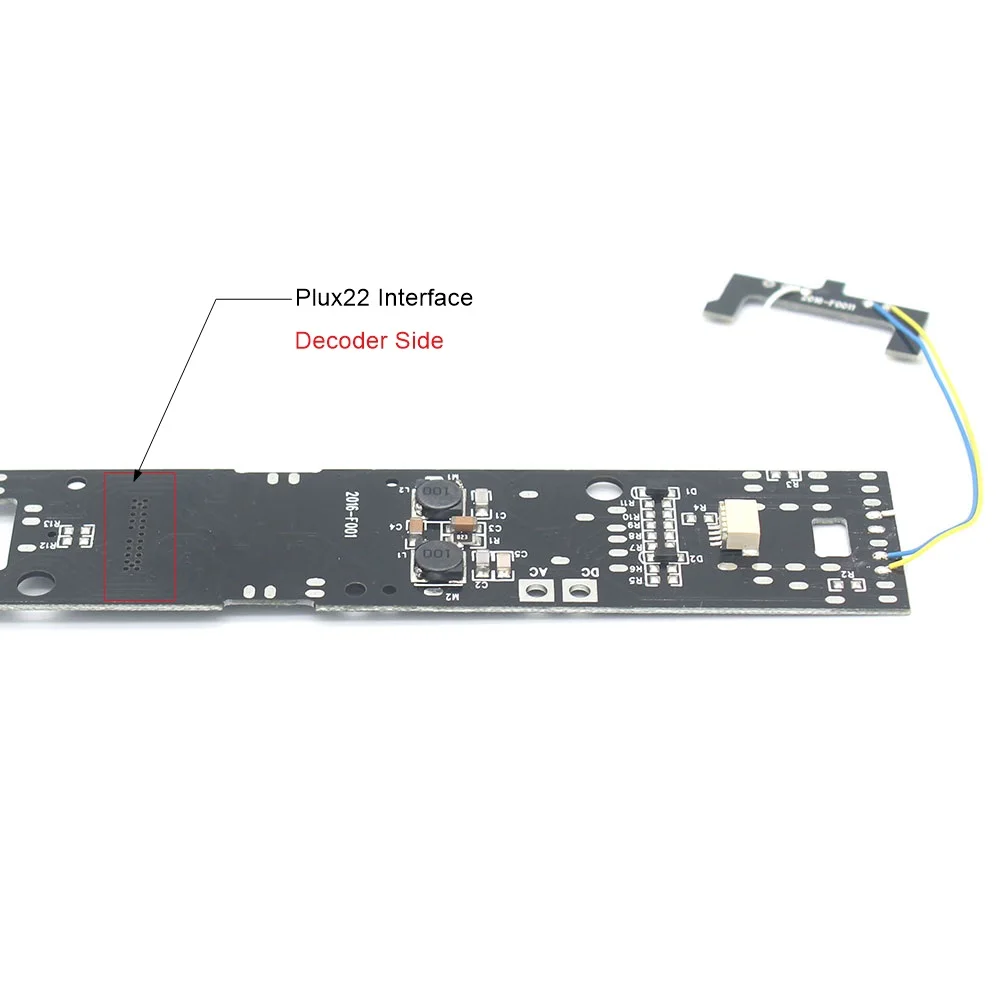 DCC Adapter PCB Board for Locomotive to Upgrade to with sound and light digitization dcc train build with Plux22 Interface