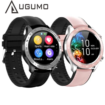 

UGUMO R5 Men Business Smart Watch Heart Rate Blood Pressure Monitor Multi-Sport Mode Wateproof Smartwatch Women Fitness Bracelet