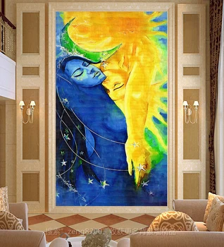 

[Self-Adhesive] 3D Beauty Picture WG111 Wall Paper mural Wall Print Decal Wall Murals Belly