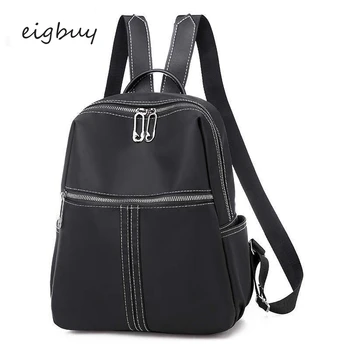 

Oxford Cloth Both Shoulders Package Woman 2019 Joker Backpack Leisure Time Student A Bag Will Capacity Travel Backpack